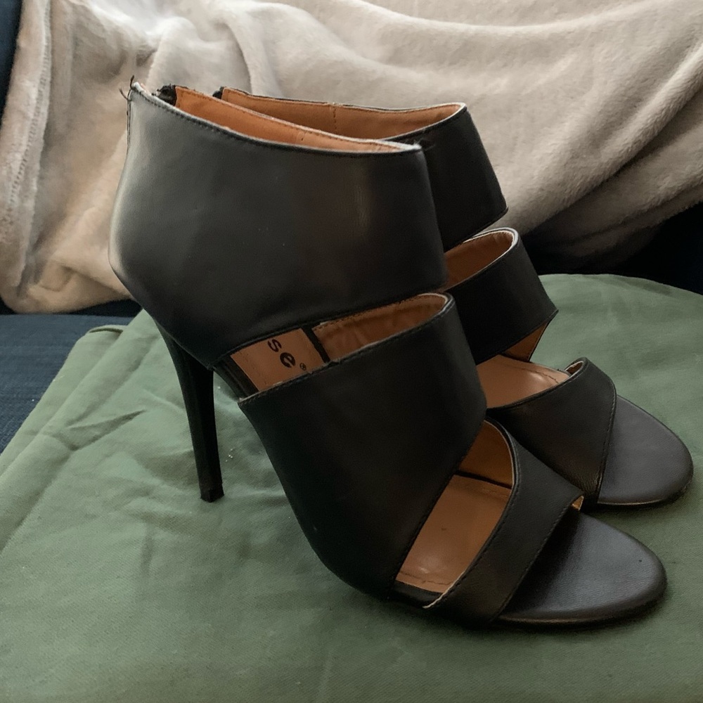 Open toe heels
